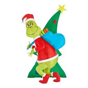 Giant 9-Foot LED Grinch Inflatable